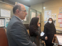 بازدید دکتر علیرضا کمالی از بیمارستان امیرکبیر در ادامه نظارت‌های ستاد نوروزی