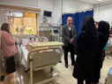 بازدید دکتر علیرضا کمالی از بیمارستان امیرکبیر در ادامه نظارت‌های ستاد نوروزی