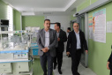 بازدید رییس دانشگاه علوم پزشکی اراک از بیمارستان سینا رضایی آشتیانی