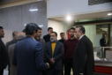 بازدید رئیس دانشگاه علوم پزشکی اراک از سالن غذاخوری دانشجویان مجتمع پیامبر اعظم(ص)