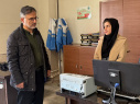 بازدید جانشین رییس دانشگاه علوم پزشکی اراک در ستاد نوروزی از مرکز بهداشت شهرستان آشتیان