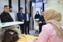 بازدید جانشین رییس دانشگاه علوم پزشکی اراک در ستاد نوروزی از بیمارستان امام سجاد(ع) شهرستان آشتیان