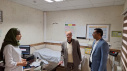 بازدید مسئول ستاد نوروزی دانشگاه علوم پزشکی اراک از بیمارستان فرهنگ خسروانی فراهان