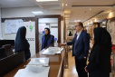 بازدید جانشین رییس دانشگاه علوم پزشکی اراک در ستاد نوروزی از بیمارستان تأمین اجتماعی شازند