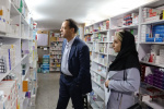 پایش چرخه توزیع دارو و شیرخشک در محلات؛ بازدید نظارتی جانشین رییس دانشگاه در ستاد نوروزی از داروخانههای محلات