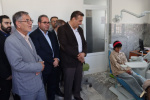 بازدید میدانی هیئترئیسه دانشگاه علوم پزشکی اراک و نماینده مجلس از مراکز بهداشتی-درمانی محلات