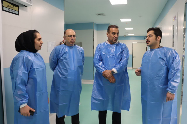 بازدید رییس دانشگاه علوم پزشکی اراک از مرکز آموزشی درمانی آیت‌الله خوانساری