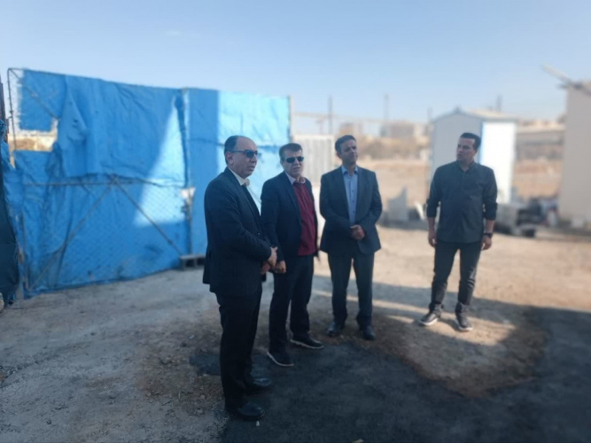 بازدید معاون بهداشت دانشگاه علوم پزشکی اراک از پروژه‌های عمرانی سلامت در شهرستان اراک