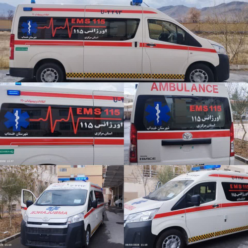 یک دستگاه آمبولانس به ناوگان فوریت‌های پزشکی خنداب افزوده شد